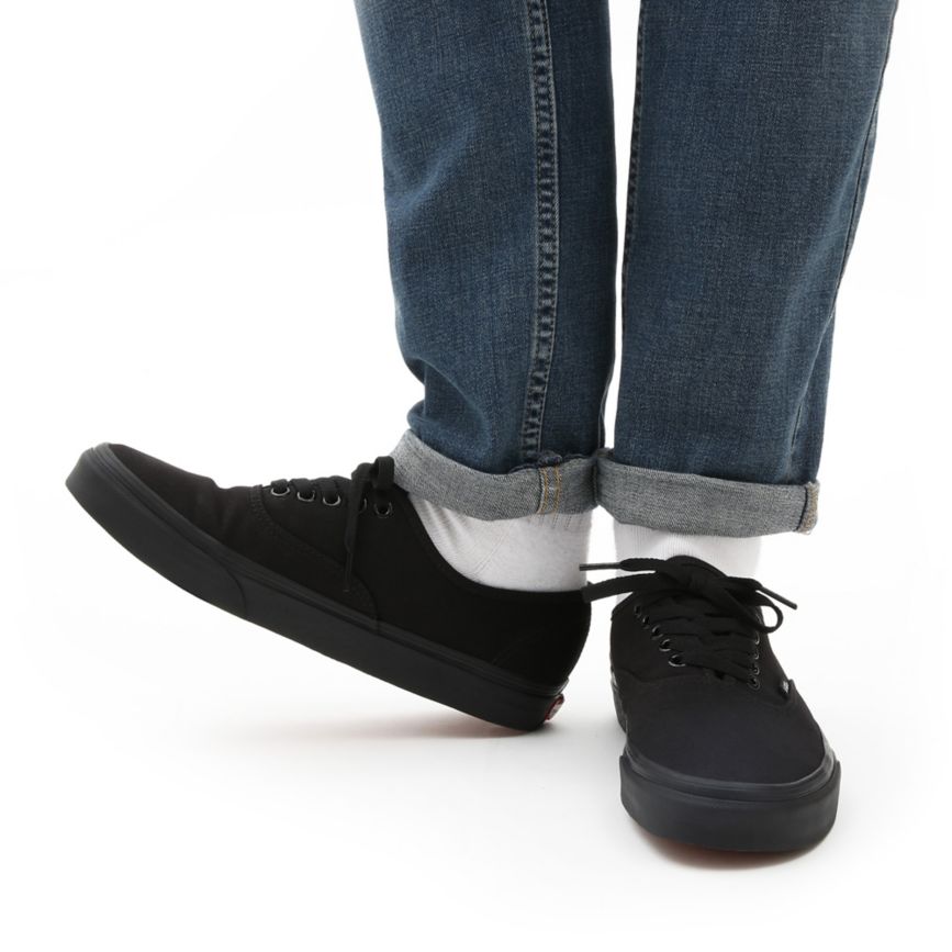 Tenis Bajas Vans Authentic Mujer Negras | VN516H9ST20