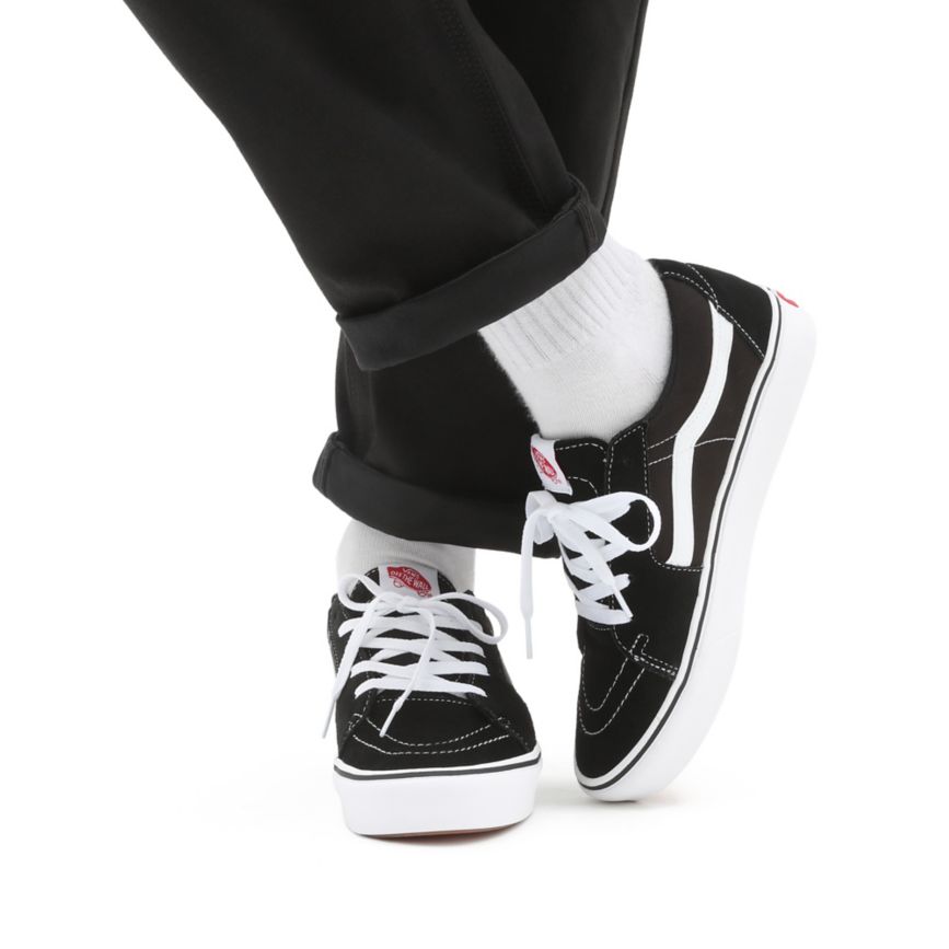 Tenis Bajas Vans Classic ComfyCush Sk8-Low Hombre Negras | VN912J5ZG27