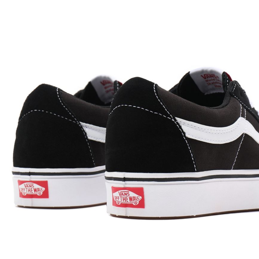 Tenis Bajas Vans Classic ComfyCush Sk8-Low Hombre Negras | VN912J5ZG27