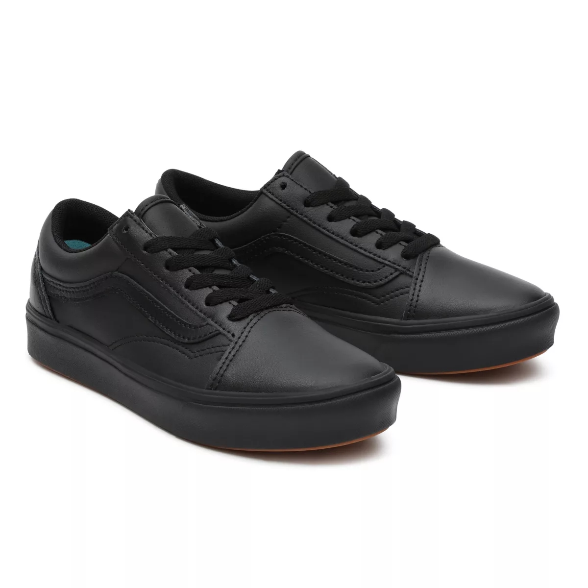 Tenis Bajas Vans Classic Tumble ComfyCush Old Skool Niños Negras | VN805E1KQ38