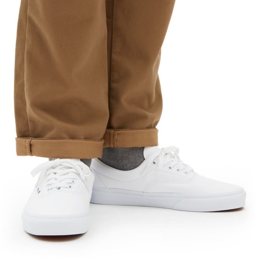 Tenis Bajas Vans Classic Tumble Era Mujer Blancas | VN294O9GI16