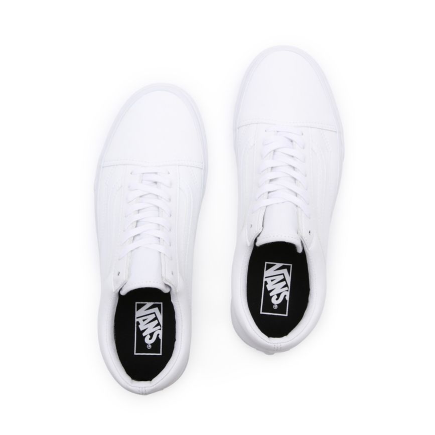 Tenis Bajas Vans Classic Tumble Old Skool Mujer Blancas | VN043R3IU47