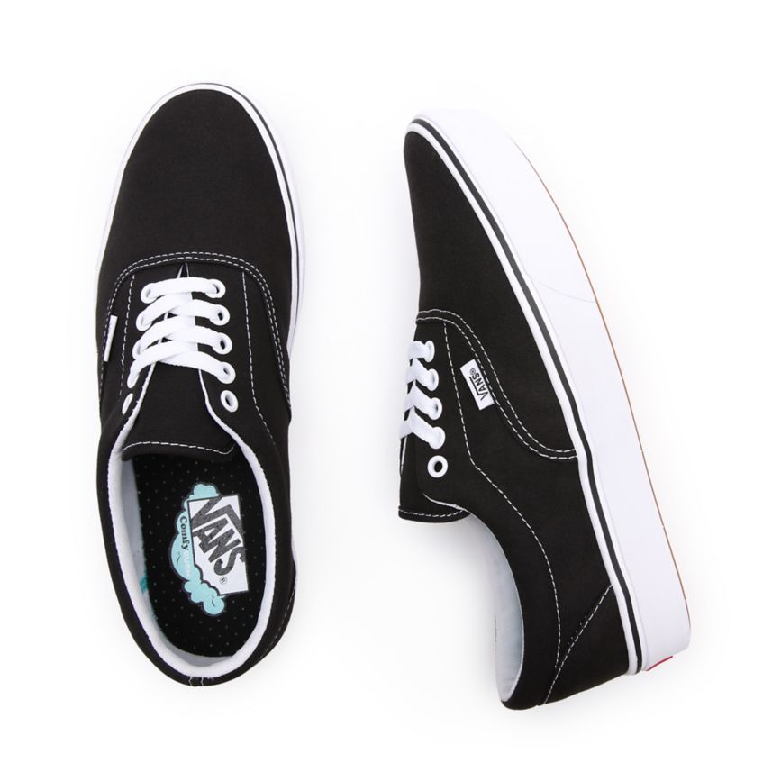 Tenis Bajas Vans Comfycush Era Mujer Negras | VN357I8OB22