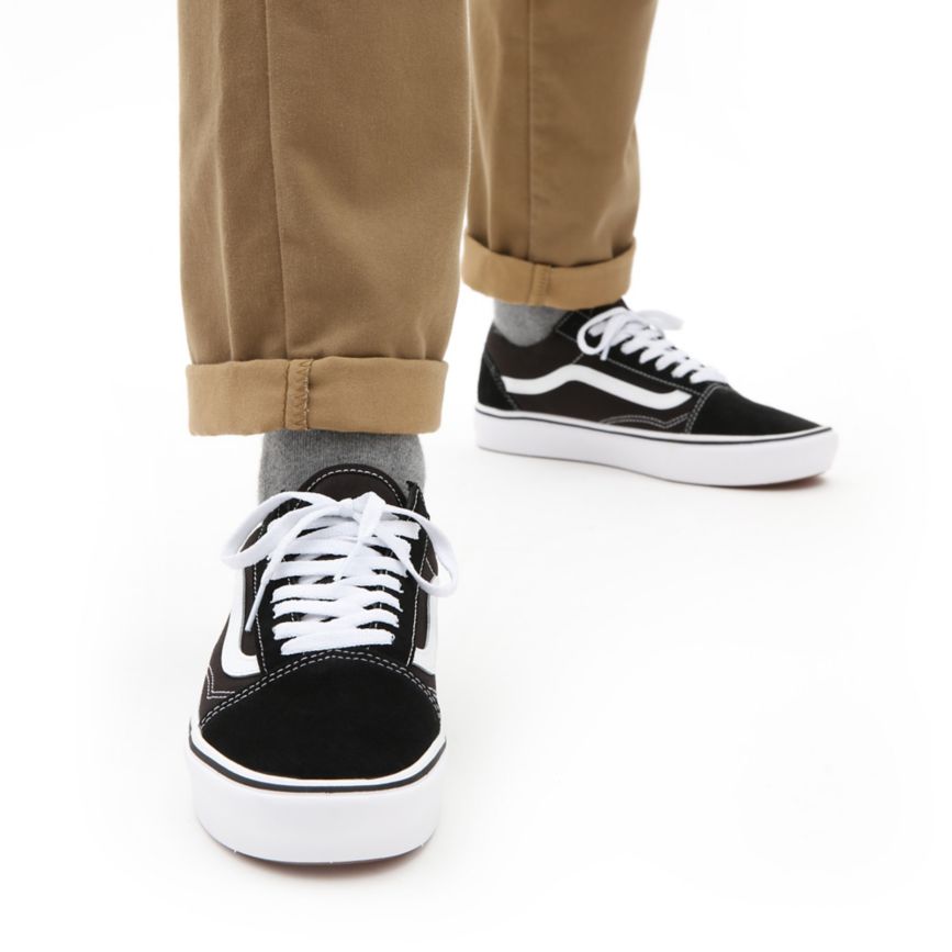 Tenis Bajas Vans Comfycush Old Skool Hombre Negras | VN497C6UL16
