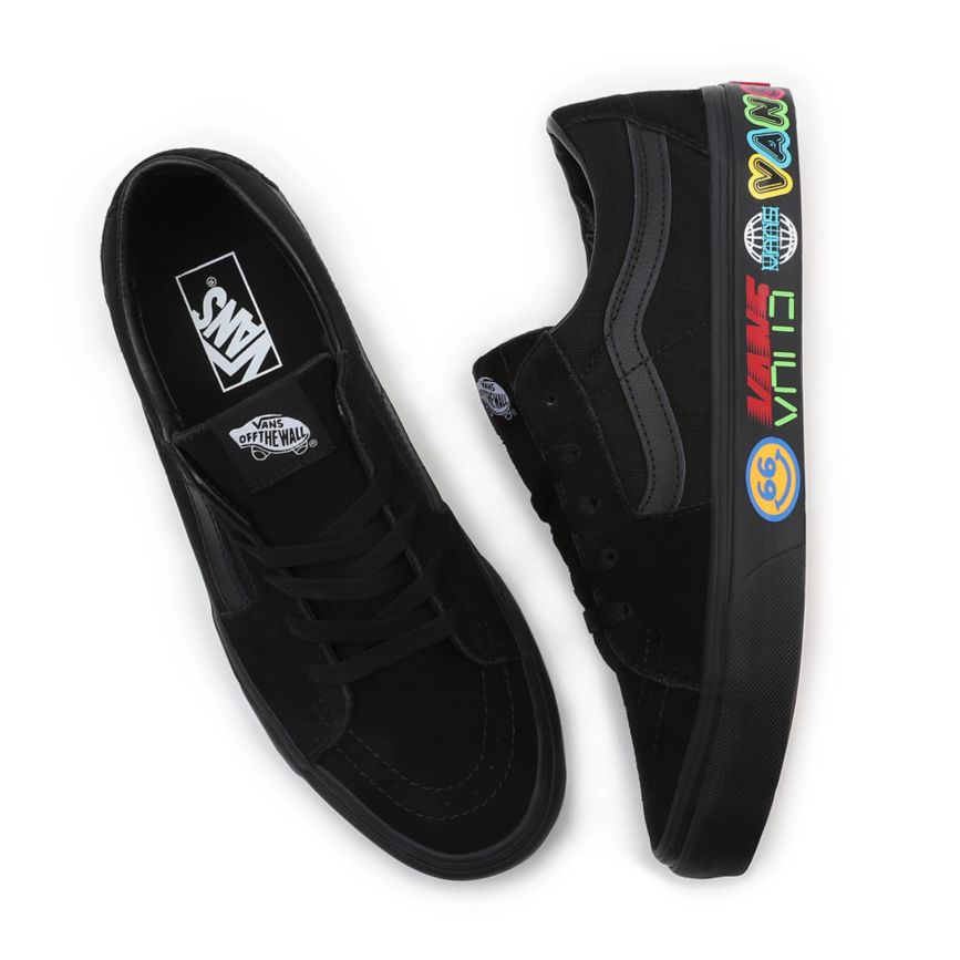 Tenis Bajas Vans Disruptive SK8-Low Hombre Negras | VN424J9VF60