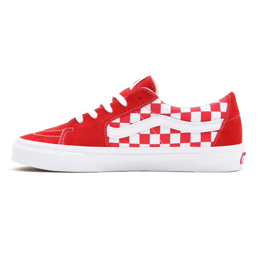 Tenis Bajas Vans Lona Suede SK8-Low Hombre Rojas | VN032L2BV39