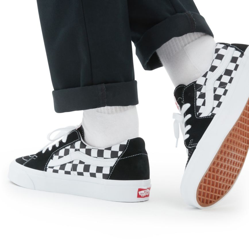 Tenis Bajas Vans Lona Suede SK8-Low Mujer Negras | VN185V4RC93