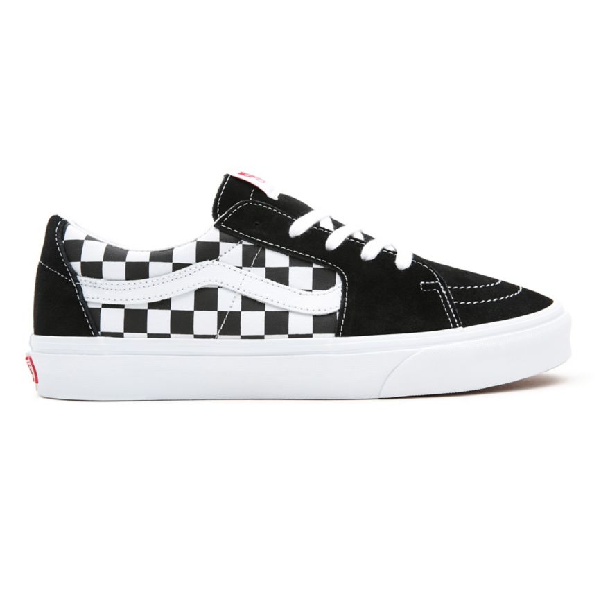 Tenis Bajas Vans Lona Suede SK8-Low Mujer Negras | VN185V4RC93