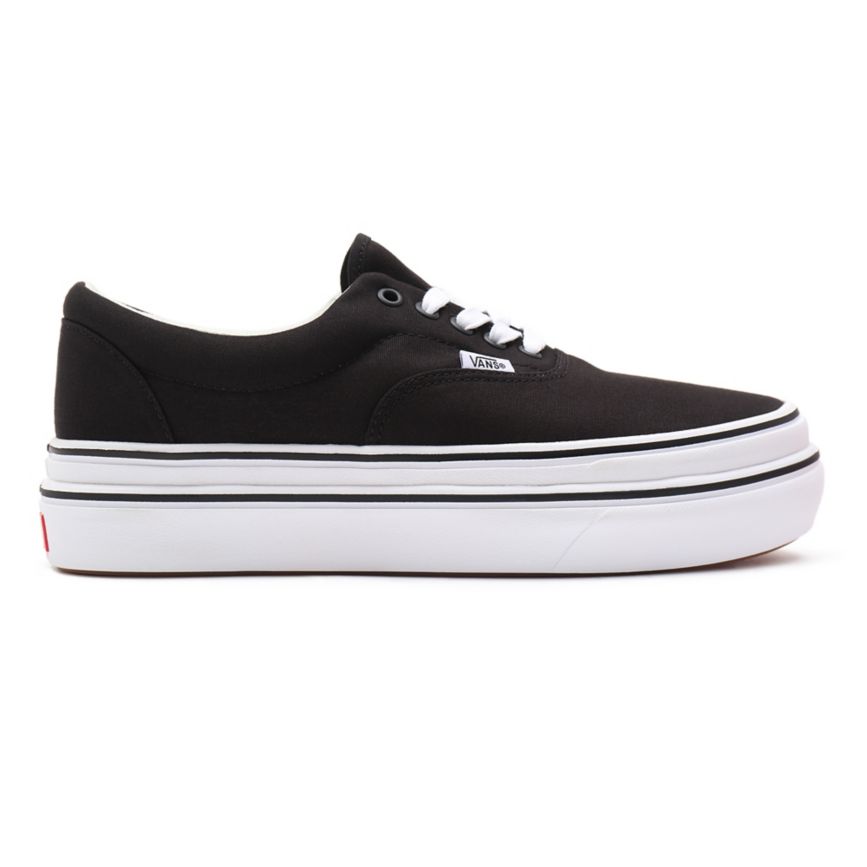 Tenis Bajas Vans Lona Super ComfyCush Era Mujer Negras | VN868N4XM52