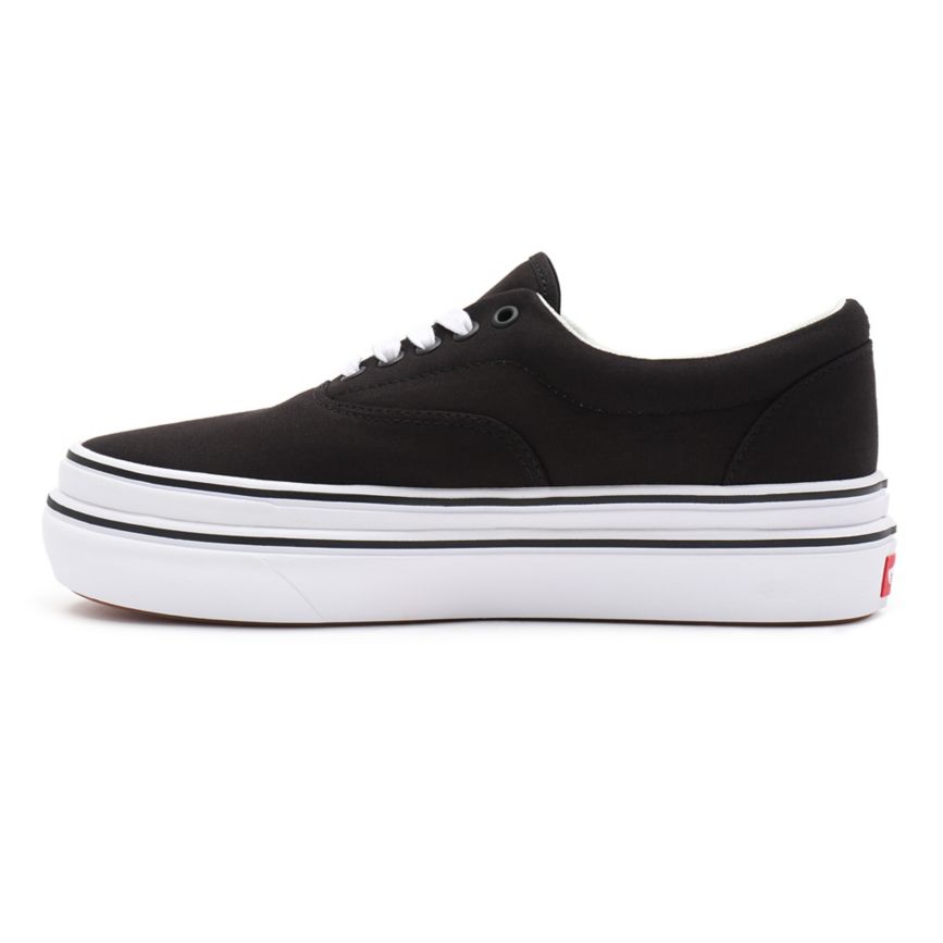 Tenis Bajas Vans Lona Super ComfyCush Era Mujer Negras | VN868N4XM52