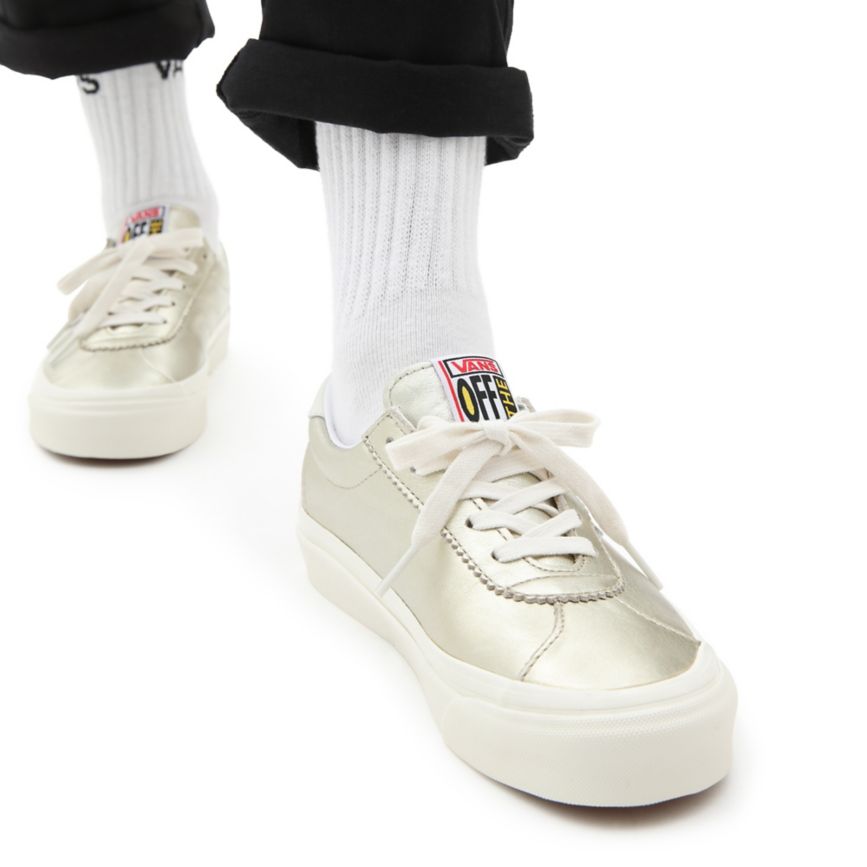 Tenis Bajas Vans Metallic Style 73 DX Mujer Doradas Claro | VN838E8KV70