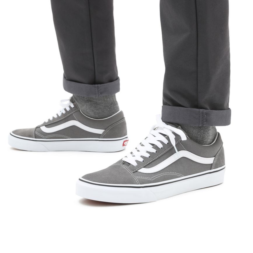 Tenis Bajas Vans Old Skool Hombre Blancas | VN245M6PN12