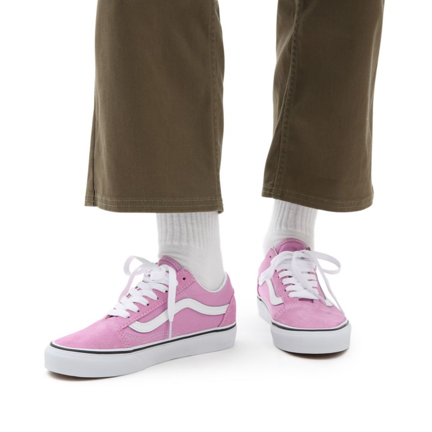 Tenis Bajas Vans Old Skool Hombre Rosas | VN502F5QC98