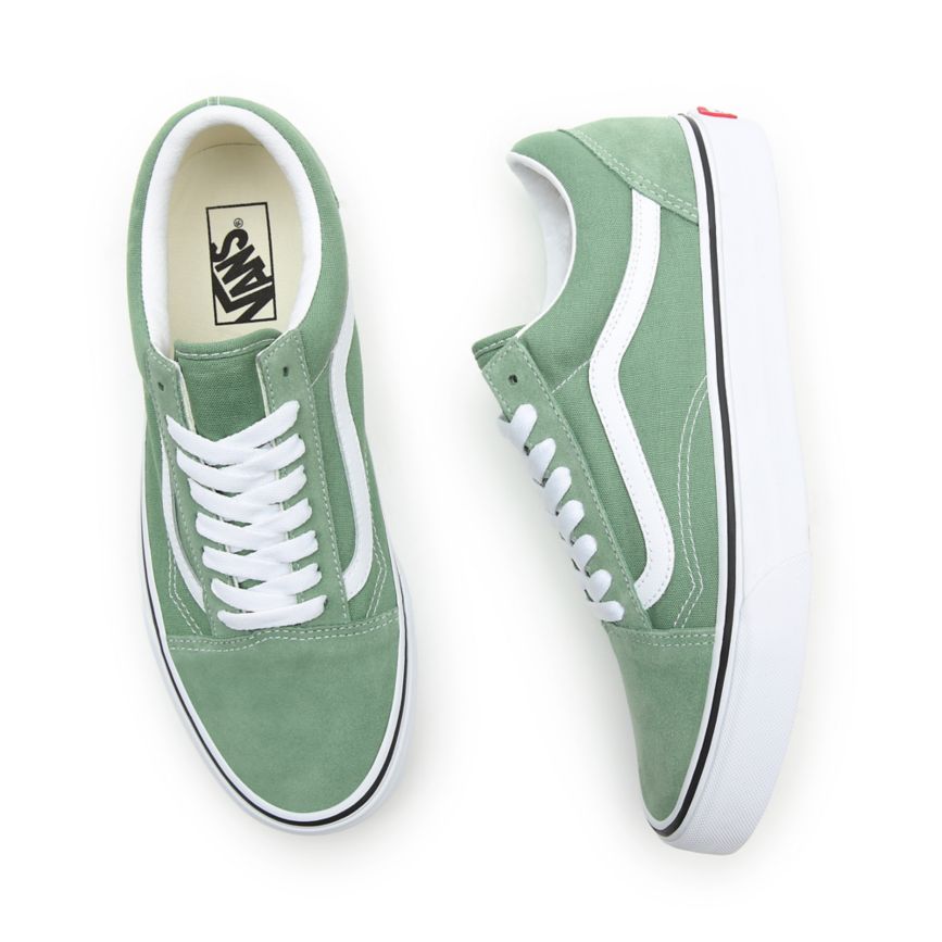 Tenis Bajas Vans Old Skool Hombre Verde | VN303P3KU32