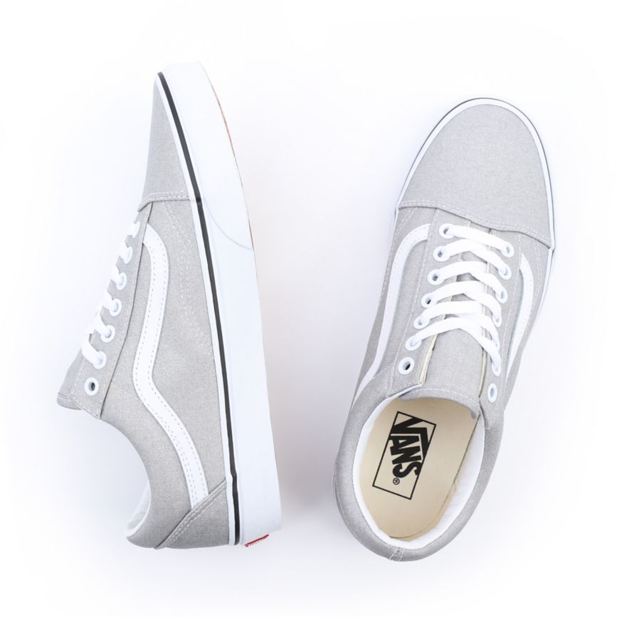 Tenis Bajas Vans Old Skool Mujer Gris | VN069O7HZ91