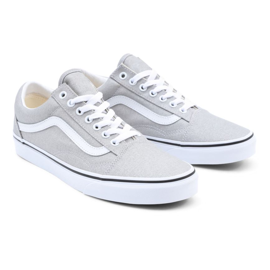 Tenis Bajas Vans Old Skool Mujer Gris | VN069O7HZ91