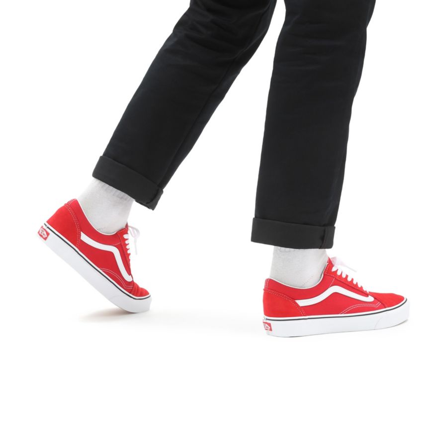 Tenis Bajas Vans Old Skool Mujer Rojas | VN924A9JA00