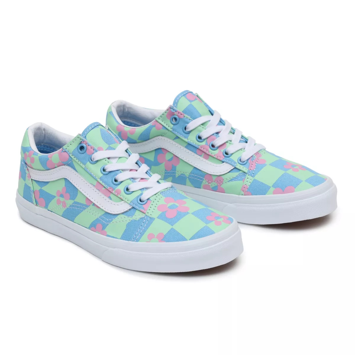 Tenis Bajas Vans Old Skool Niños Azules | VN901T7XU26