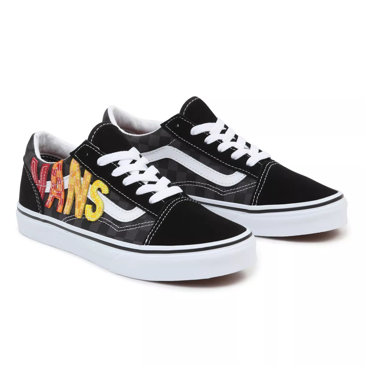 Tenis Bajas Vans Old Skool Niños Negras | VN769A9LL26