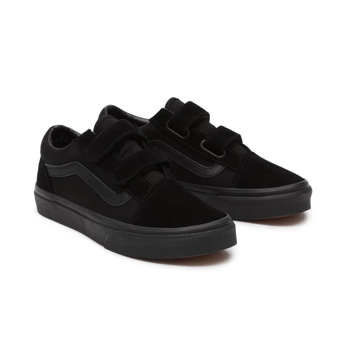 Tenis Bajas Vans Old Skool V Niños Negras | VN881W4GT81