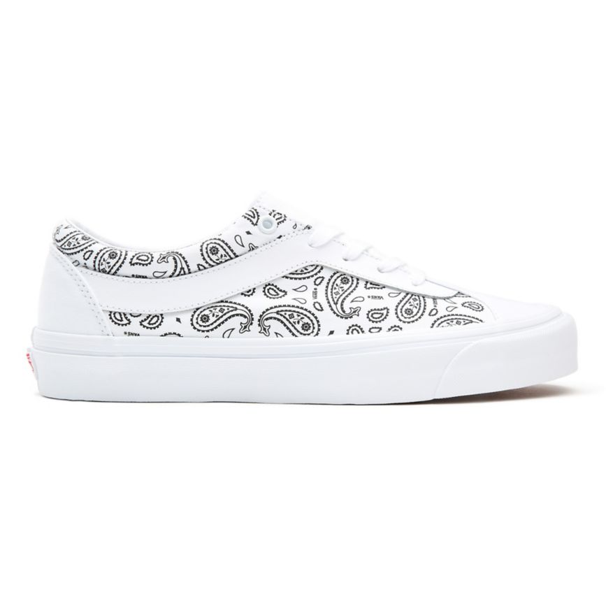 Tenis Bajas Vans Paisley Bold NI Mujer Blancas | VN722Z9FB33
