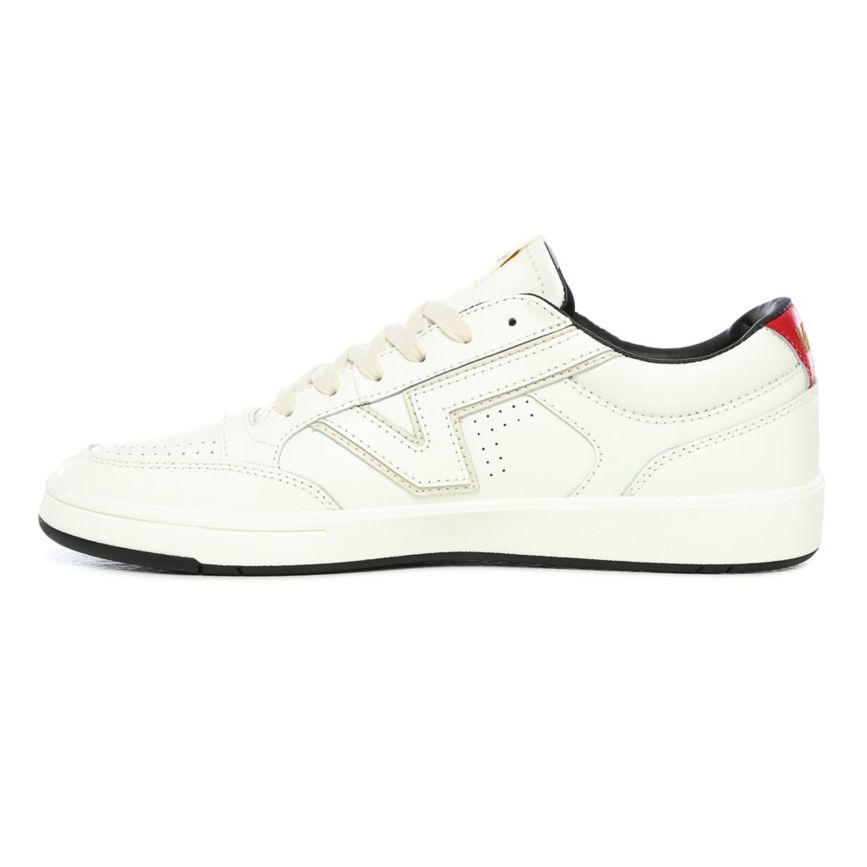 Tenis Bajas Vans Premium Lowland ComfyCush Mujer Blancas | VN930L0VB81
