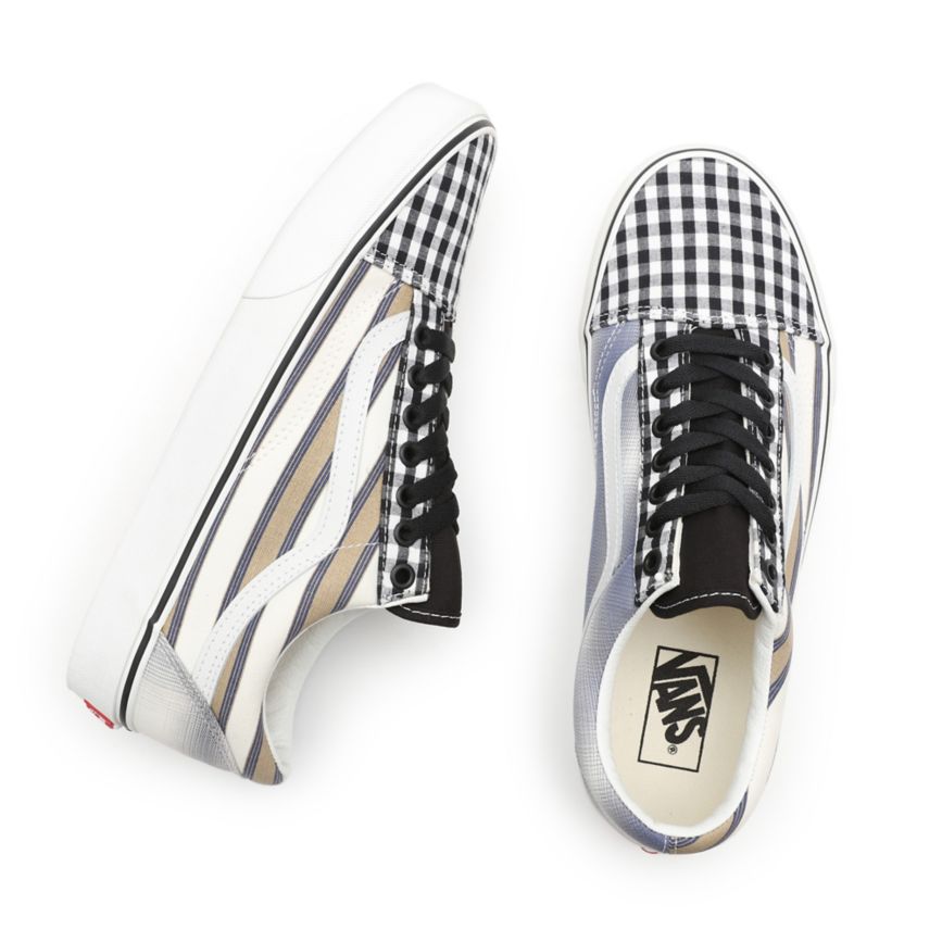 Tenis Bajas Vans Prep Retro Old Skool Hombre Blancas | VN441A1PO34