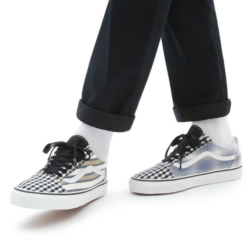 Tenis Bajas Vans Prep Retro Old Skool Hombre Blancas | VN441A1PO34