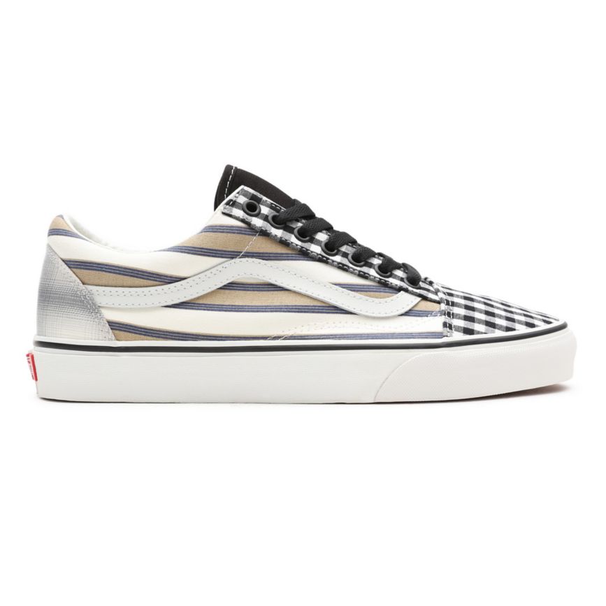 Tenis Bajas Vans Prep Retro Old Skool Hombre Blancas | VN441A1PO34
