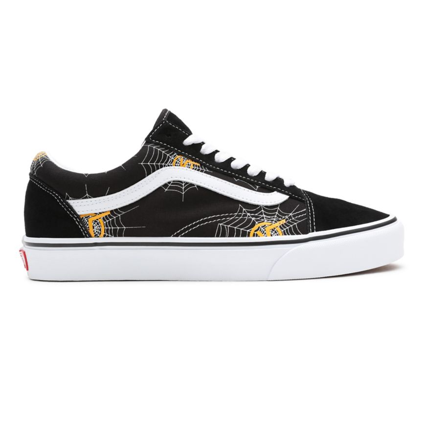 Tenis Bajas Vans Printed Old Skool Hombre Negras | VN380R6BG84