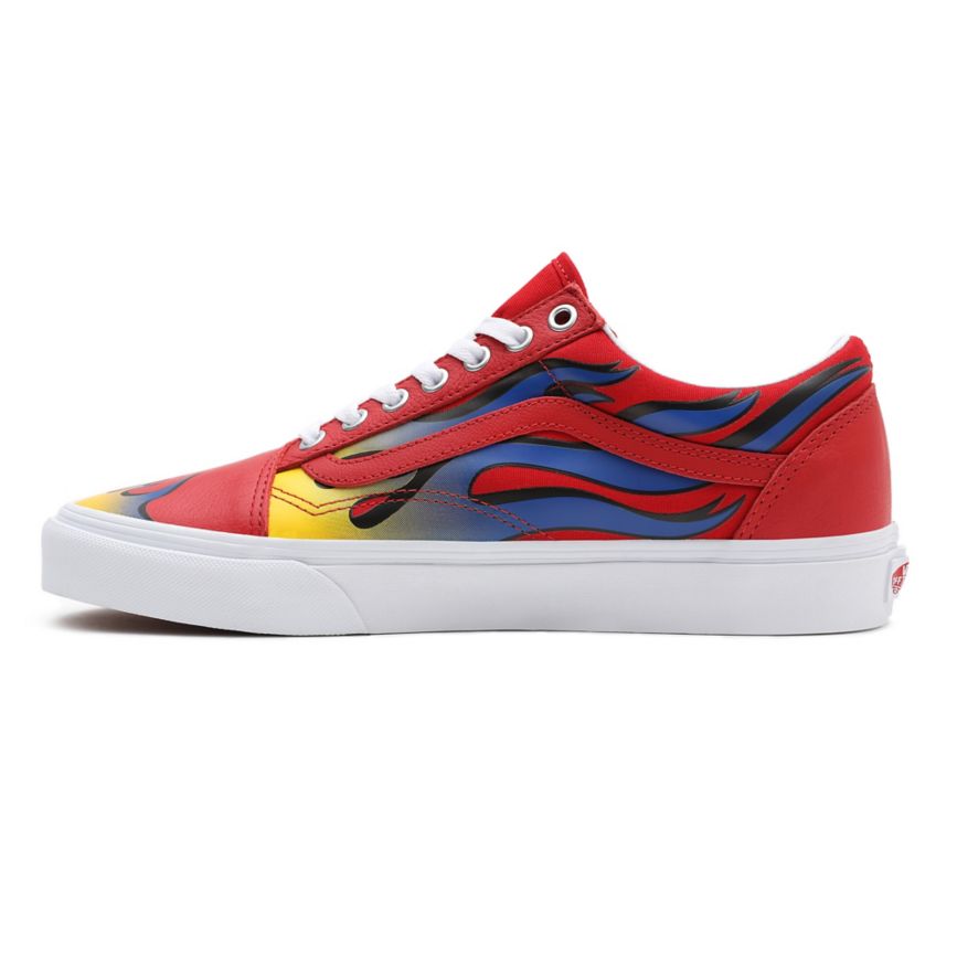 Tenis Bajas Vans Racer Old Skool Hombre Rojas | VN429P6GT85