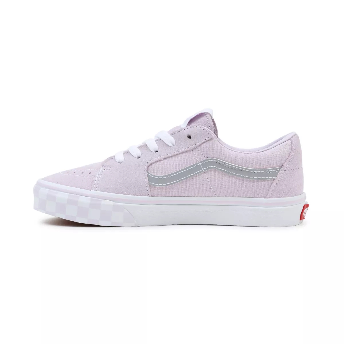 Tenis Bajas Vans Reflective Sidestripe Sk8-Low Niños Rosas | VN103Q7VE15