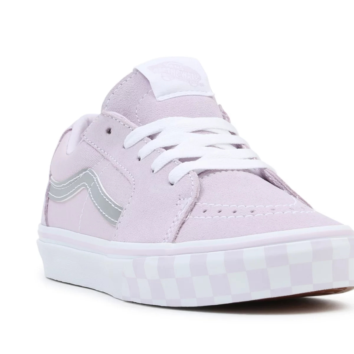 Tenis Bajas Vans Reflective Sidestripe Sk8-Low Niños Rosas | VN103Q7VE15
