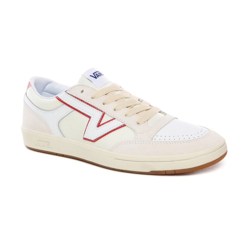 Tenis Bajas Vans Serio Colección Lowland CC Hombre Blancas | VN126H0UN89