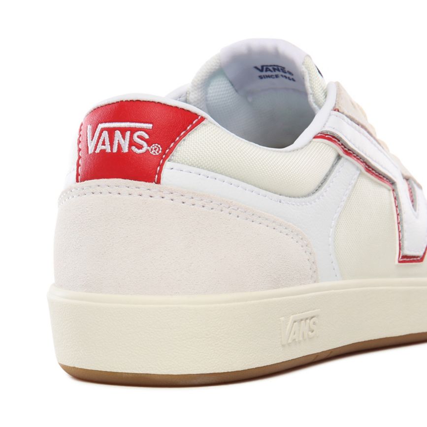 Tenis Bajas Vans Serio Colección Lowland CC Hombre Blancas | VN126H0UN89
