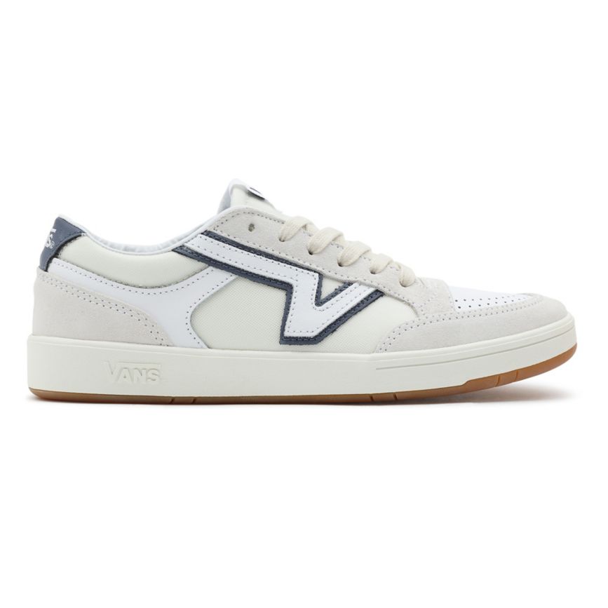 Tenis Bajas Vans Serio Colección Lowland CC Mujer Blancas | VN255C3GN58