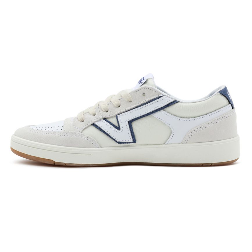 Tenis Bajas Vans Serio Colección Lowland CC Mujer Blancas | VN255C3GN58