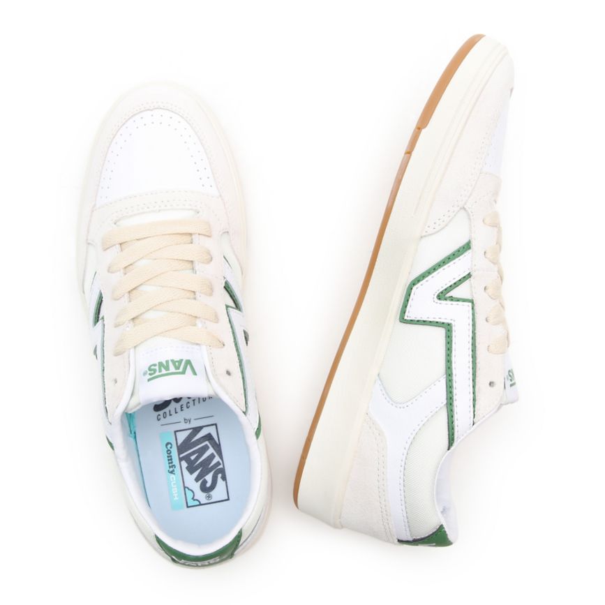 Tenis Bajas Vans Serio Colección Lowland CC Hombre Blancas | VN370J4YM14