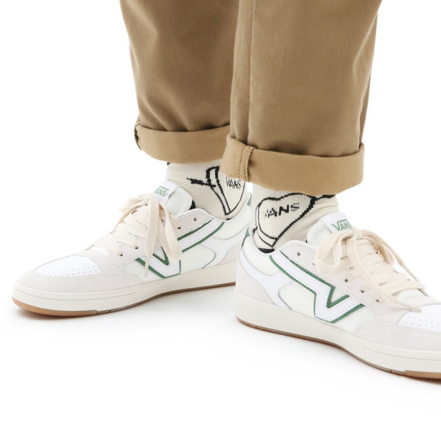 Tenis Bajas Vans Serio Colección Lowland CC Hombre Blancas | VN370J4YM14