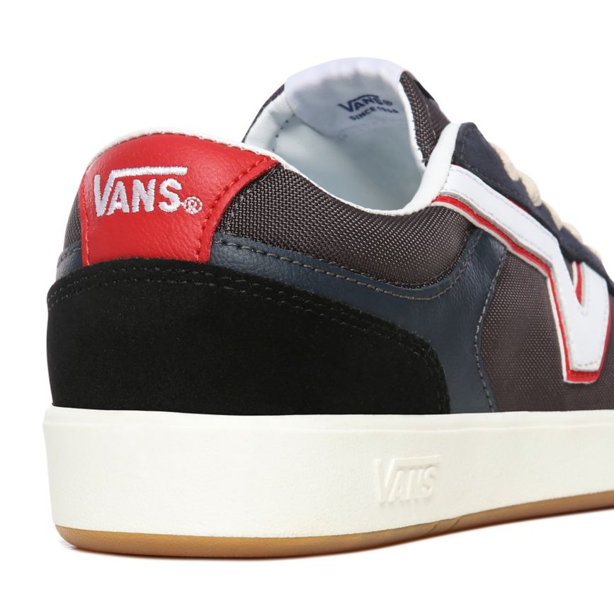 Tenis Bajas Vans Serio Colección Lowland CC Hombre Negras | VN491E5CW56