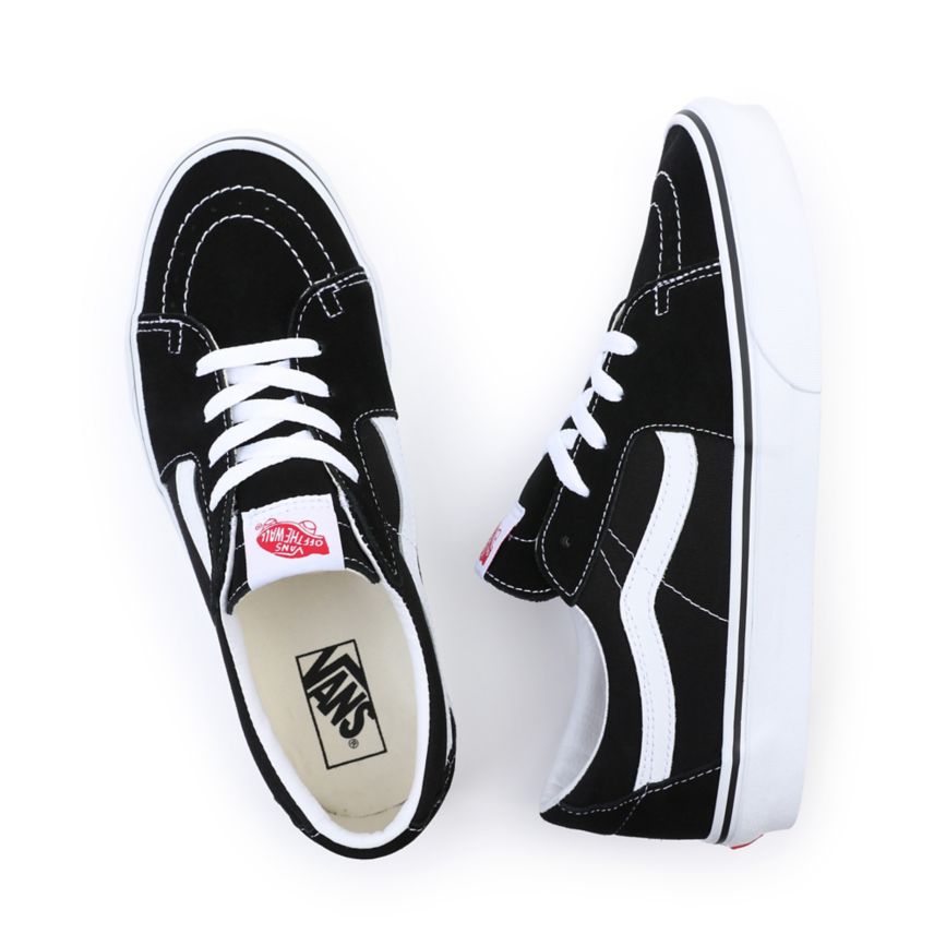 Tenis Bajas Vans Sk8-Low Hombre Negras | VN143U0AG43