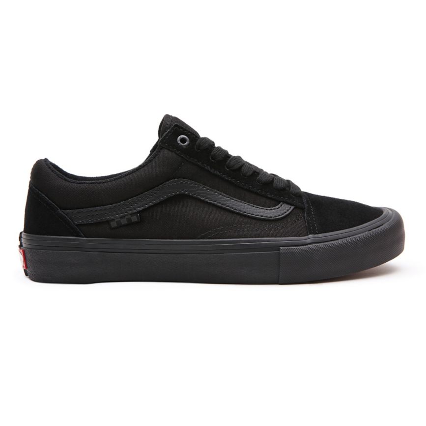 Tenis Bajas Vans Skate Old Skool Hombre Negras | VN484J6MG07