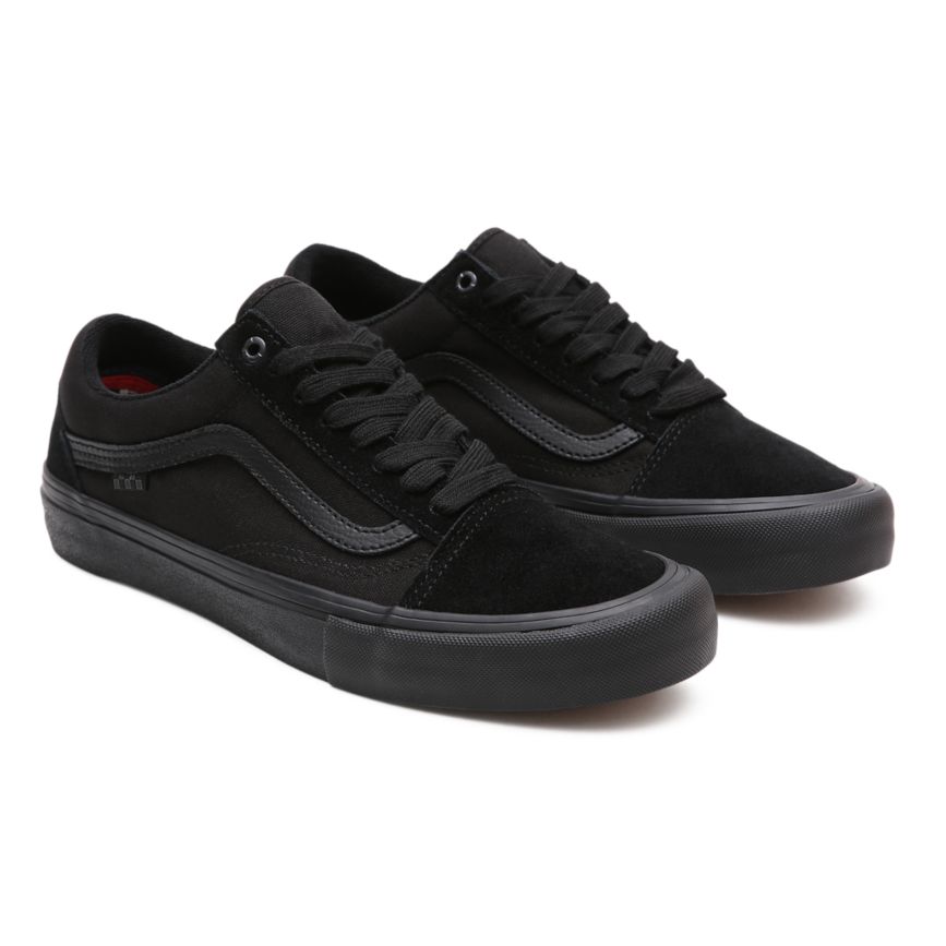 Tenis Bajas Vans Skate Old Skool Hombre Negras | VN484J6MG07