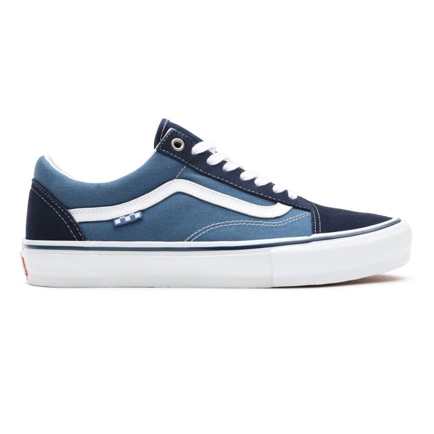 Tenis Bajas Vans Skate Old Skool Hombre Azul Marino | VN500L4HE64