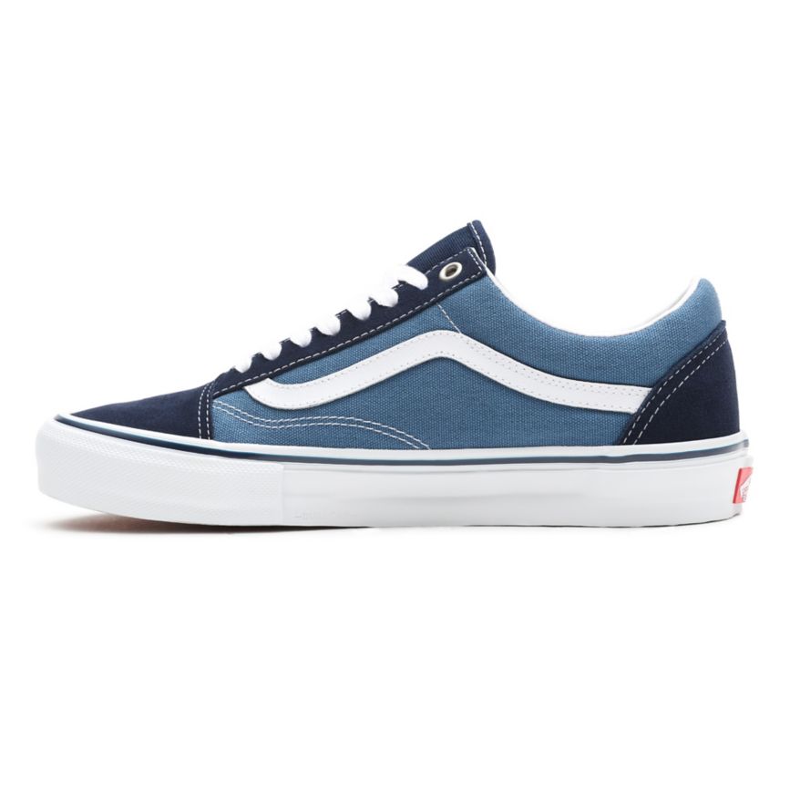 Tenis Bajas Vans Skate Old Skool Hombre Azul Marino | VN500L4HE64