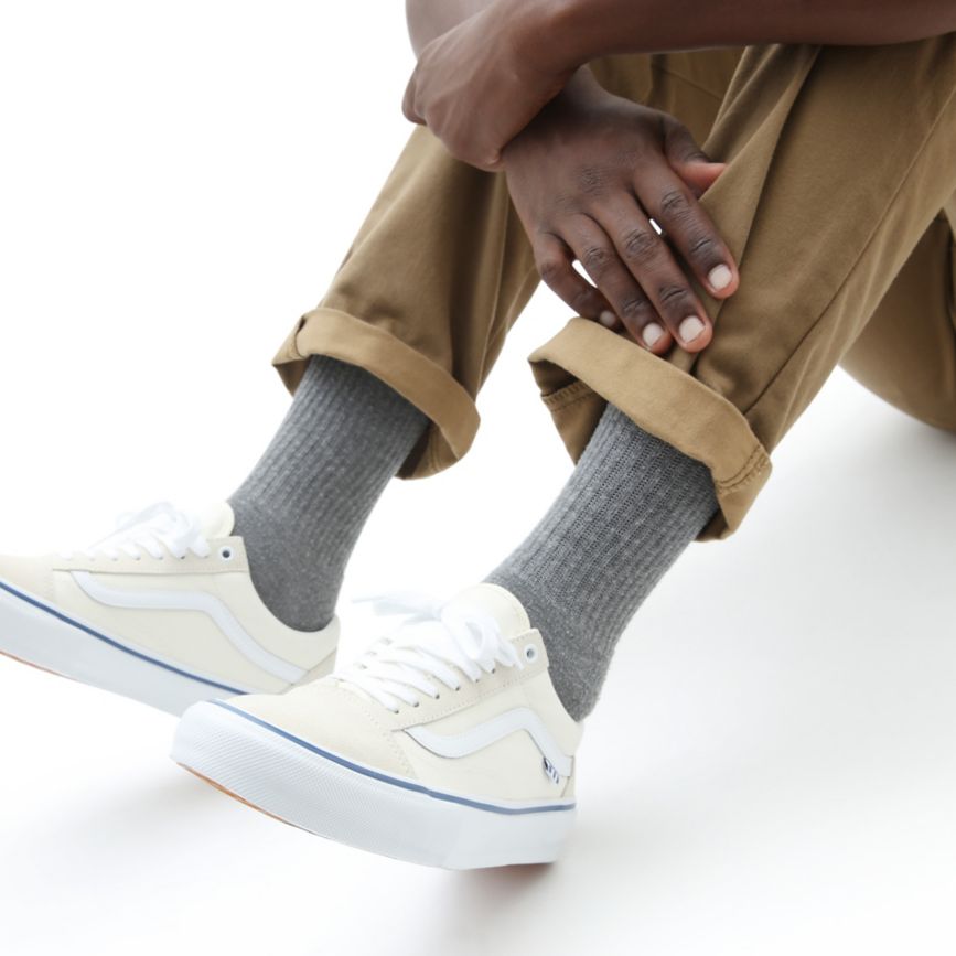 Tenis Bajas Vans Skate Old Skool Mujer Blancas | VN427O9MD75