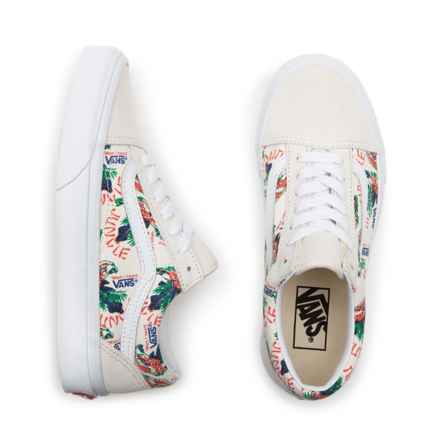 Tenis Bajas Vans Spring Daze Old Skool Hombre Blancas | VN947C8GV97