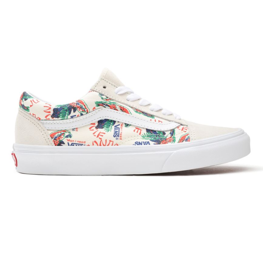 Tenis Bajas Vans Spring Daze Old Skool Hombre Blancas | VN947C8GV97