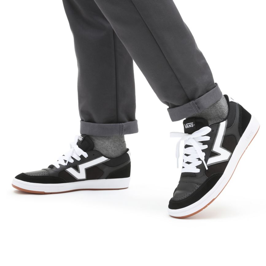 Tenis Bajas Vans Staple Lowland ComfyCush Mujer Negras | VN559H6HV16