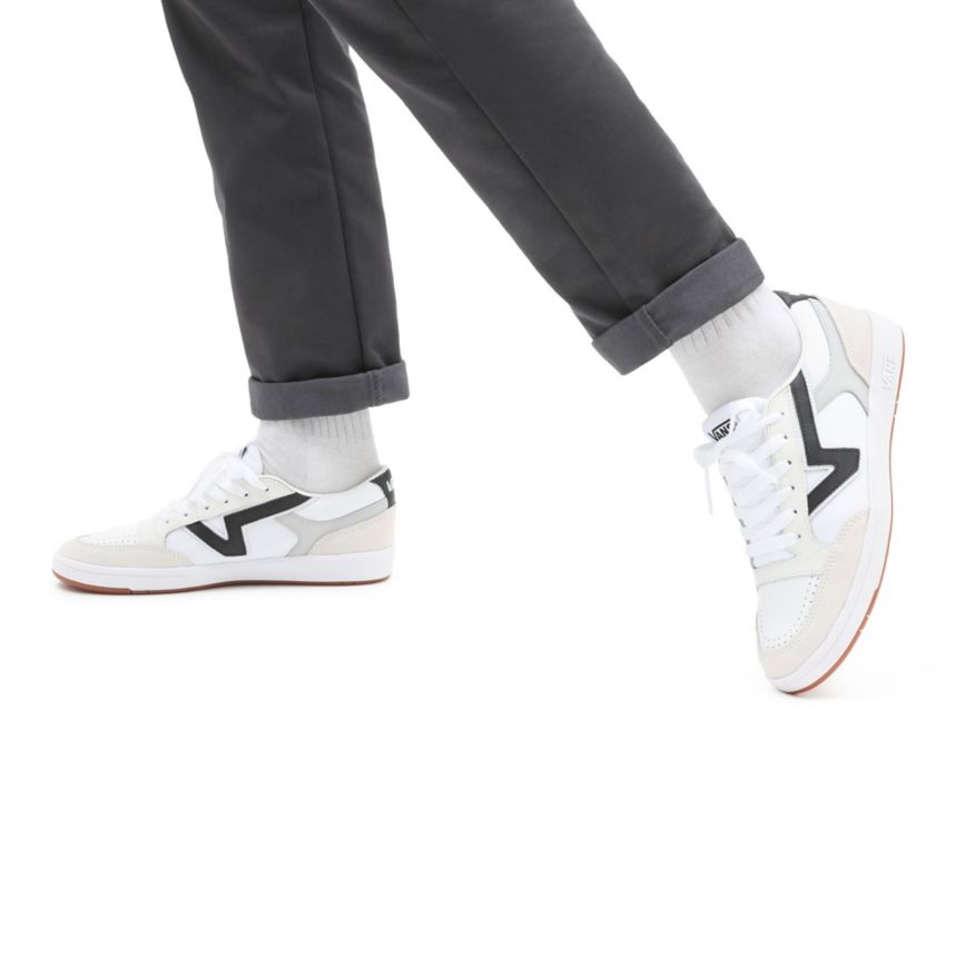 Tenis Bajas Vans Staple Lowland ComfyCush Mujer Blancas | VN852U0JC62
